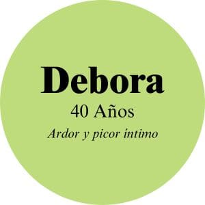 Testimonio de Debora - Ardor y picor íntimo