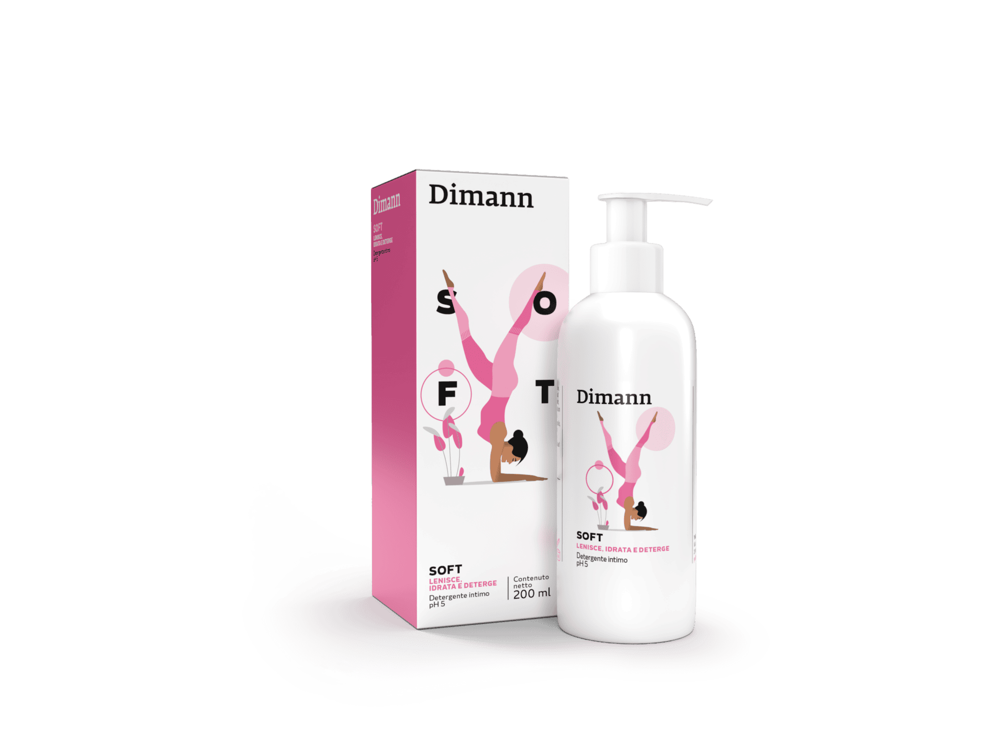 Dimann Dimann Soft - Soothing, gentle and protective intimate cleanser