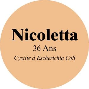 Témoignage de Nicoletta - Cystite à Escherichia Coli